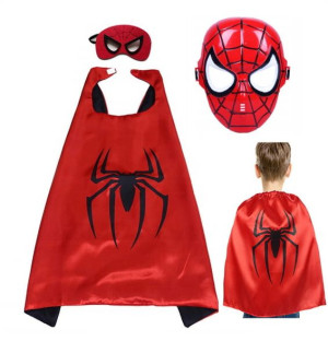 Strój Spiderman (maska + peleryna)