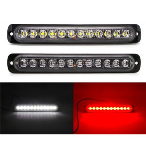 Lampa tylna 12 LED mocna 12V-24V kolory Biały