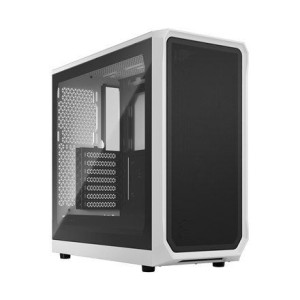 Fractal Design Focus 2 White TG Clear Tint, Midi Tower, zasilacz w zestawie