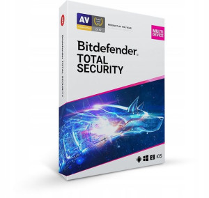 Bitdefender Total Security & VPN 10 PC / 1 ROK nowa licencja
