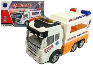 Ambulans Autko Na Baterie Światło Dźwięki
