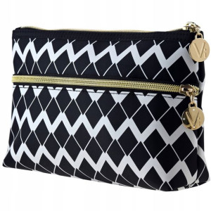 Kosmetyczka Black & White Damska Organizer 648