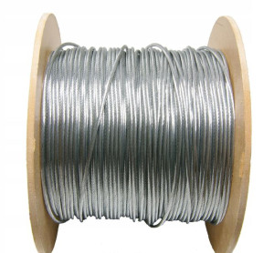 Linka stalowa ocynkowana do pastucha 2 mm - rolka 100 mb