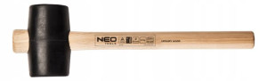 Młotek gumowy 65 mm/425 g, NEO 25-052