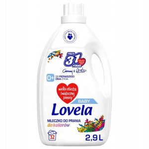 Lovela Baby Mleczko do Prania Koloru 2,9L (32 pr)