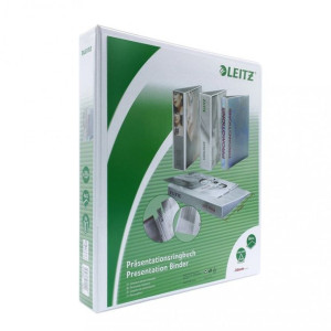 Segregator prezentacyjny Leitz A4 51mm do 280 kartek 4 ringi biały