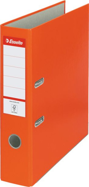 Segregator Esselte A4 75mm do 500 kartek ekonomiczny pomarańczowy