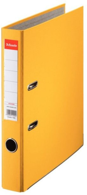 Segregator Esselte A4 50mm do 350 kartek ekonomiczny żółty