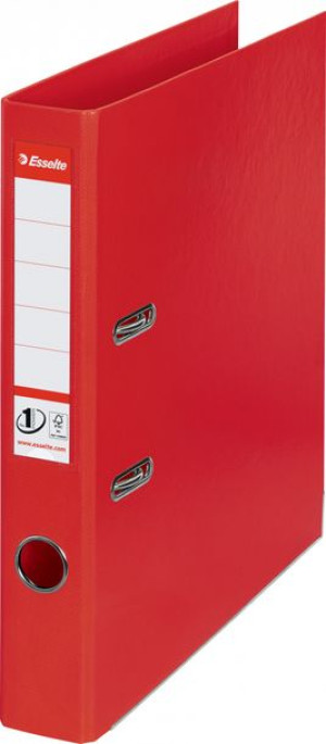 Segregator Esselte No.1 Power A4 50mm do 350 kartek czerwony