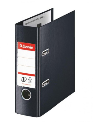 Segregator Esselte No.1 Power A5 75mm do 500 kartek czarny
