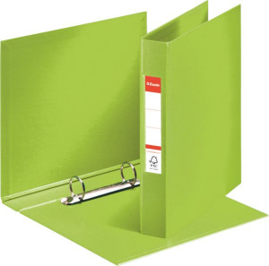 Segregator Esselte Vivida A5 42mm do 190 kartek 2 ringi zielony
