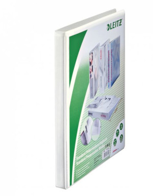 Segregator prezentacyjny Leitz A4+ 30mm do 100 kartek 2 ringi biały