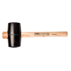 Młotek gumowy 90mm/1200g trzon hikorowy NEO 25-054