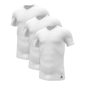 Podkoszulka t-shirt Adidas Basic V-neck 3PAK