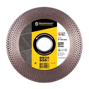 Baumesser Tarcza Diamentowa Do Cięcia 125x22,2mm