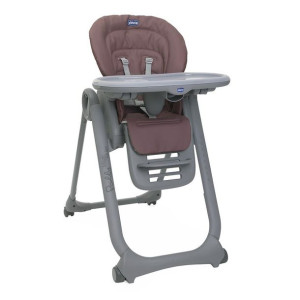 Chicco Polly Magic Relax krzesełko do karmienia 4 kółka Mauve