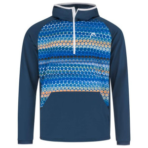 Bluza męska Head Topspin Hoodie darkblue print - M