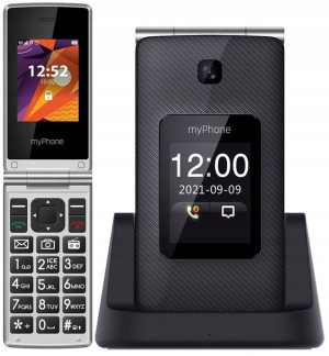 Myphone Tango Telefon Klapką Seniora Dwa Ekrany
