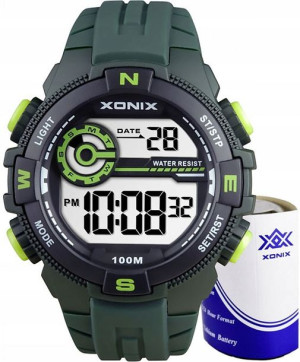 Elektroniczny Sportowy Zegarek Xonix Zielony