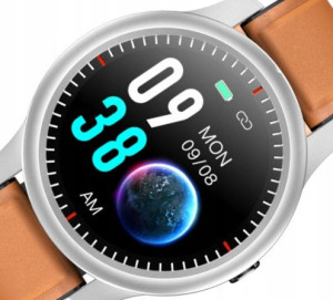 Męski Smartwatch Jordan Kerr Stalowa Koperta WR50M