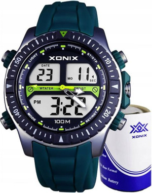 Męski Zegarek Xonix DUAL TIME WR100M Pudełko