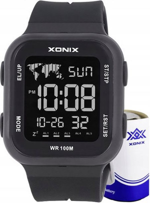 Wielofunkycjny Cyfrowy Zegarek Męski Xonix WR100M