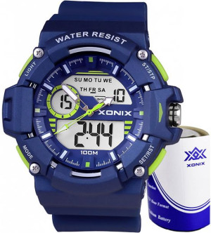 Zegarek Męski Duży Analogowo-Cyfrowy Xonix WR100m