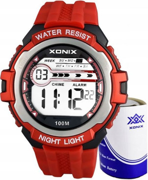 Zegarek Sportowy Wodoodporny Xonix WR100M ALARM