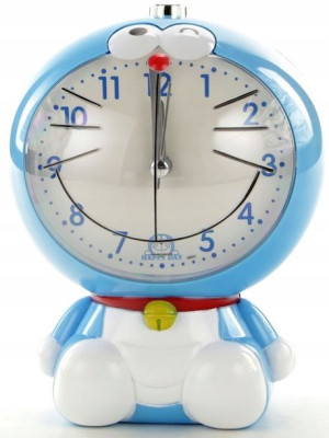 Budzik Analogowy do Pokoju Dziecka Kot Doraemon