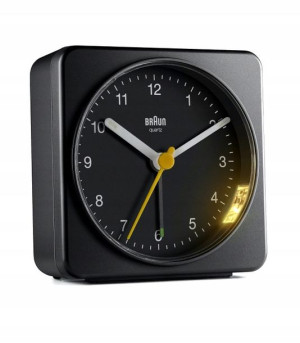Budzik Braun BC03B kostka mechanizm kwarcowy