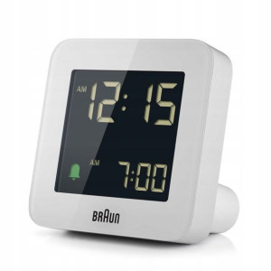 Budzik elektroniczny Braun BC09W alarm drzemka