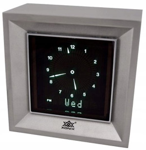 Budzik Sieciowy XONIX LCD LED Metalowy