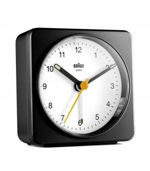 Mały Klasyczny Budzik Kostka Braun Bc02bw Alarm