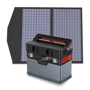 Powerbank  300W z panelem słonecznym 100W