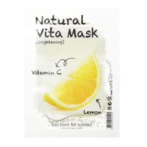 Natural Vita Mask naturalna maska rozświetlająca do twarzy Brightening 23g