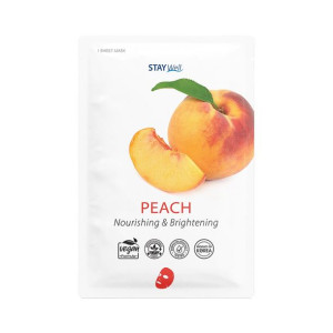  Mask odżywcza i rozświetlająca maska na twarz w płachcie Peach 23g