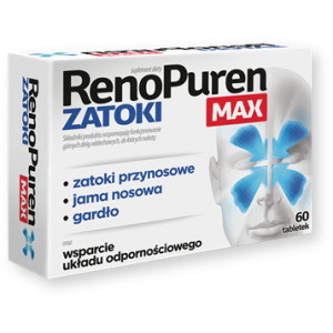 RenoPuren Zatoki MAX, tabletki, 60 szt.
