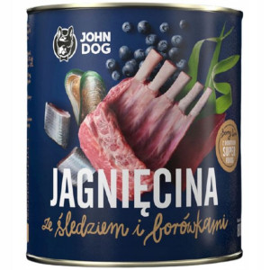 Mokra karma dla psa szczeniaka Junior Jagnięcina śledź 800g