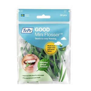 GOOD Mini Flosser ekologiczne mini flossery z nicią dentystyczną 36szt