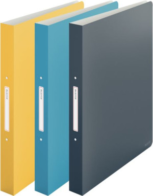 Segregator Leitz Cosy A4 32mm do 190 kartek 2 ringi mix x3