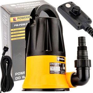Pompa Do Wody Brudnej Czystej Zatapialna 550w Czujnik Elektrodowy 7000 L/h