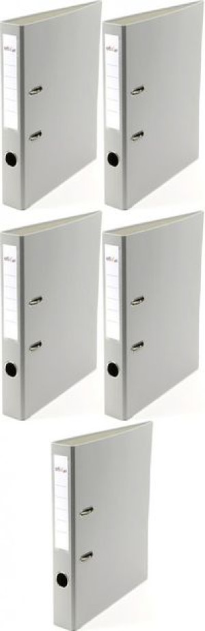 Segregator Ofix Economy A4 szerokość grzbietu 50mm do 350 kartek szary x5