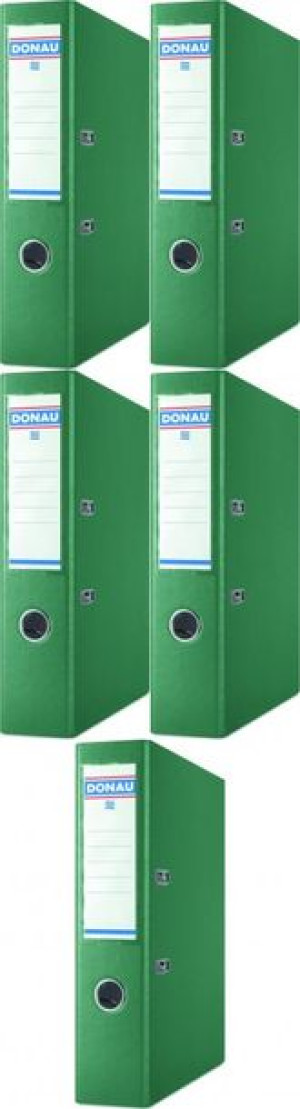 Segregator Donau Master A4 szerokość grzbietu 75mm do 500 kartek zielony x5