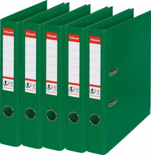 Segregator Esselte No.1 Power A4 50mm do 350 kartek zielony x5