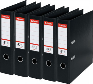 Segregator Esselte Vivida No.1 Power A4 75mm do 500 kartek czarny x5