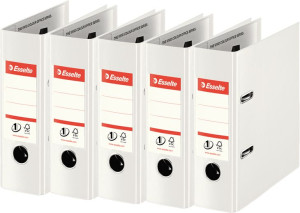 Segregator Esselte No.1 Power A5 75mm do 500 kartek biały x5