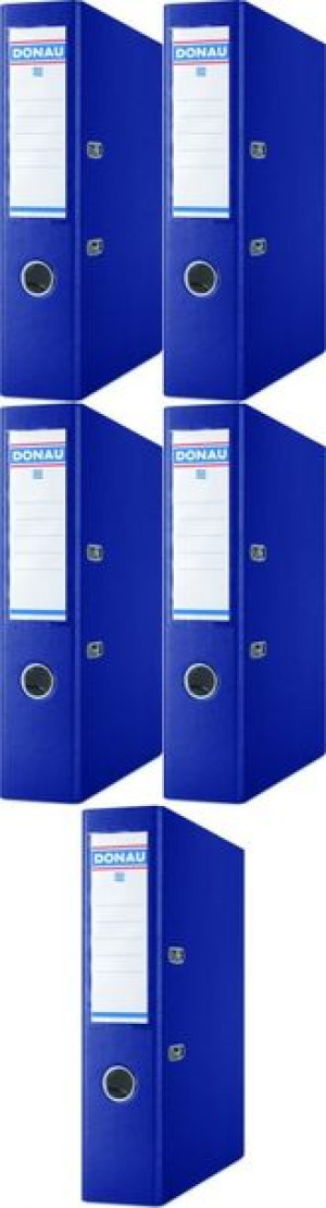 Segregator Donau Master A4 75mm do 500 kartek granatowy x5