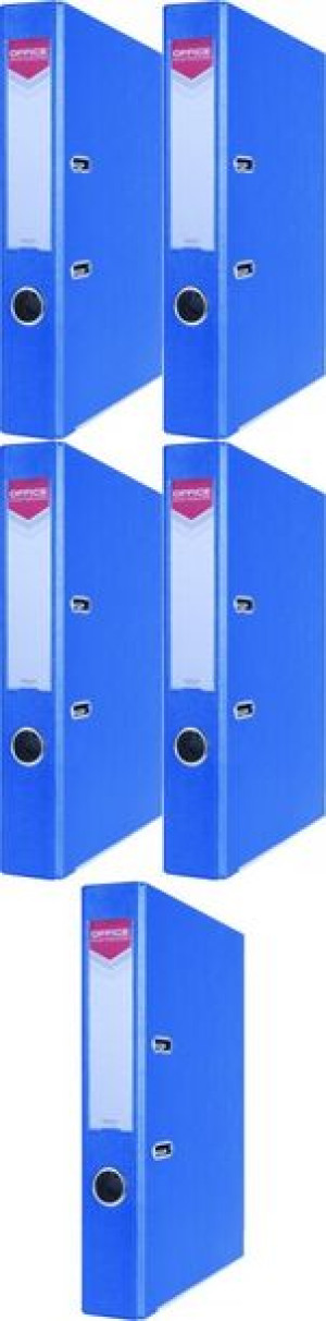 Segregator Office Products Officer z szyną A4 55mm niebieski x5