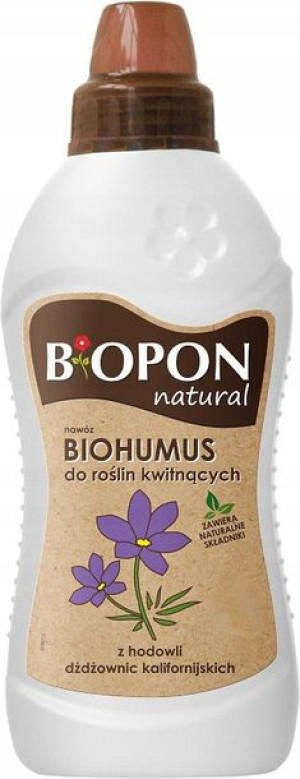 Biopon NATURAL Biohumus do roślin kwitnących 1L