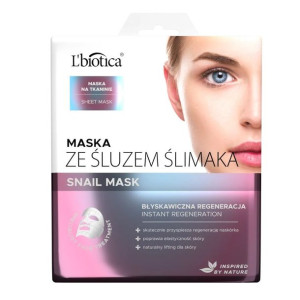 Maska na tkaninie ze śluzem ślimaka - błyskawiczna regeneracja 23ml